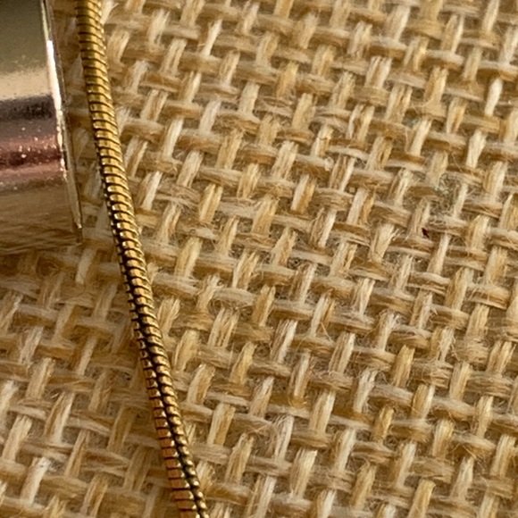 Gold Plated Pendant with Rose Quartz Stone PB + MDe - Picture 7 of 11